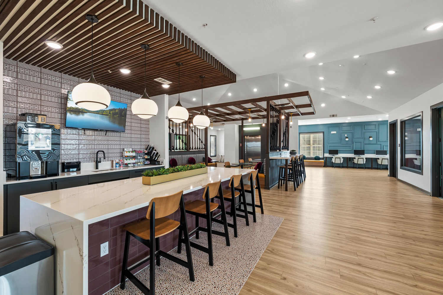 holleman crossing apartments near texas am resident clubhouse kitchen and lounge