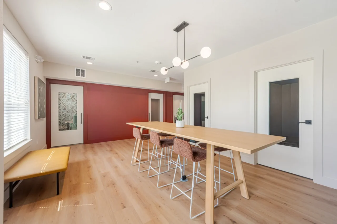 study lounge with study rooms holleman crossing apartments near texas am